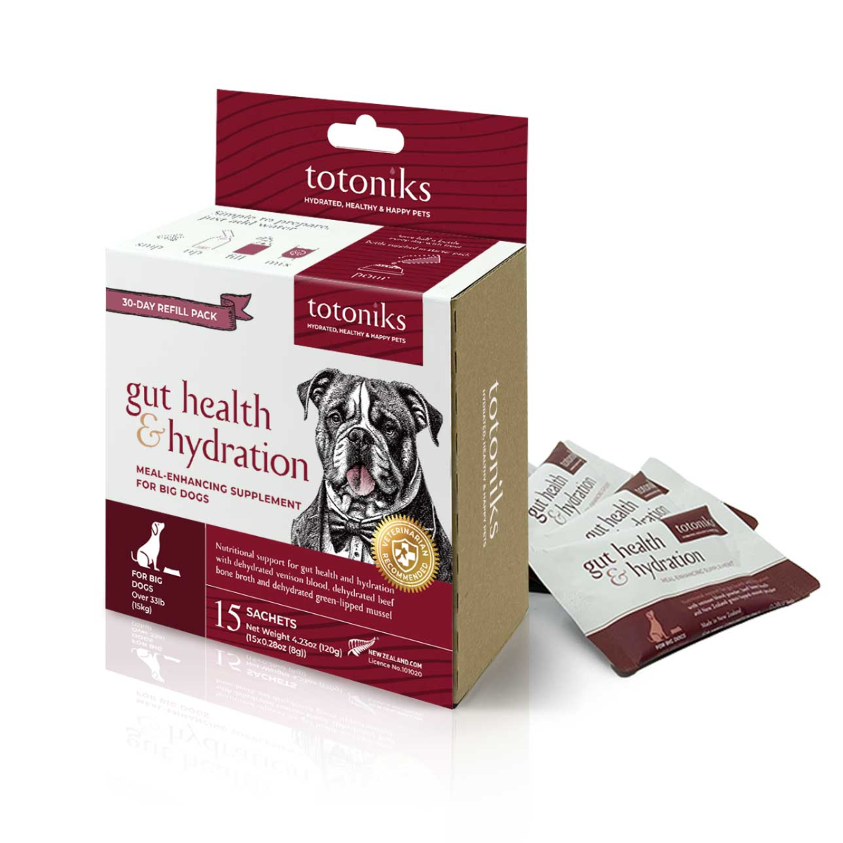 Totoniks - Gut Health & Hydration - Large Dog 15kgs