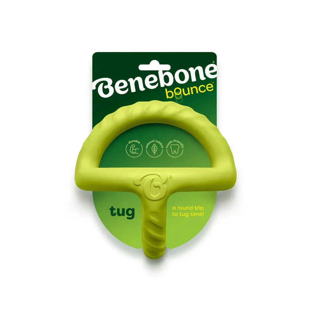 Benebone Bounce Tug – Natural Rubber Tug-of-War Dog Toy Benebone