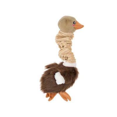 ZippyPaws Bungee Buddiez – Ostrich Plush Dog Toy ZippyPaws