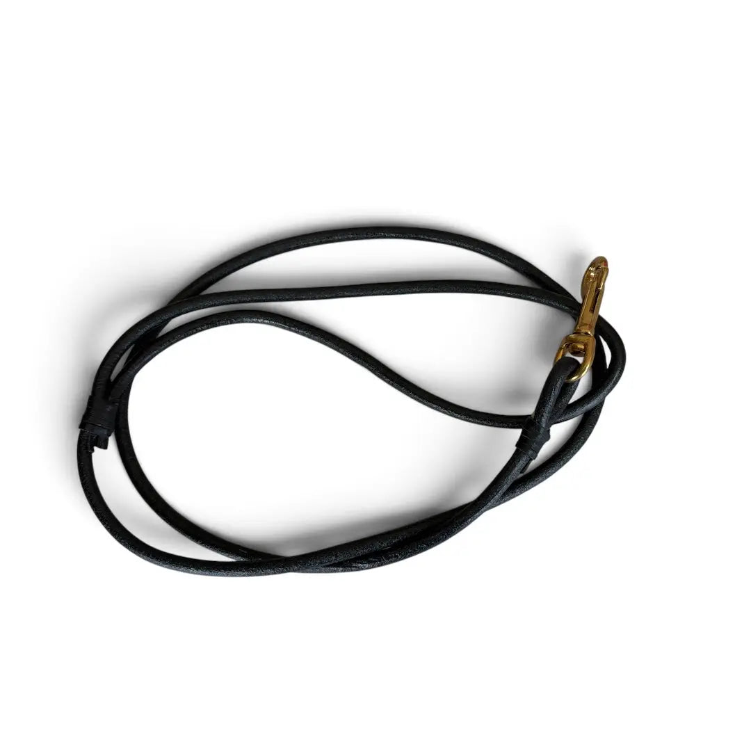 Rolled Leather Clip Show Lead
