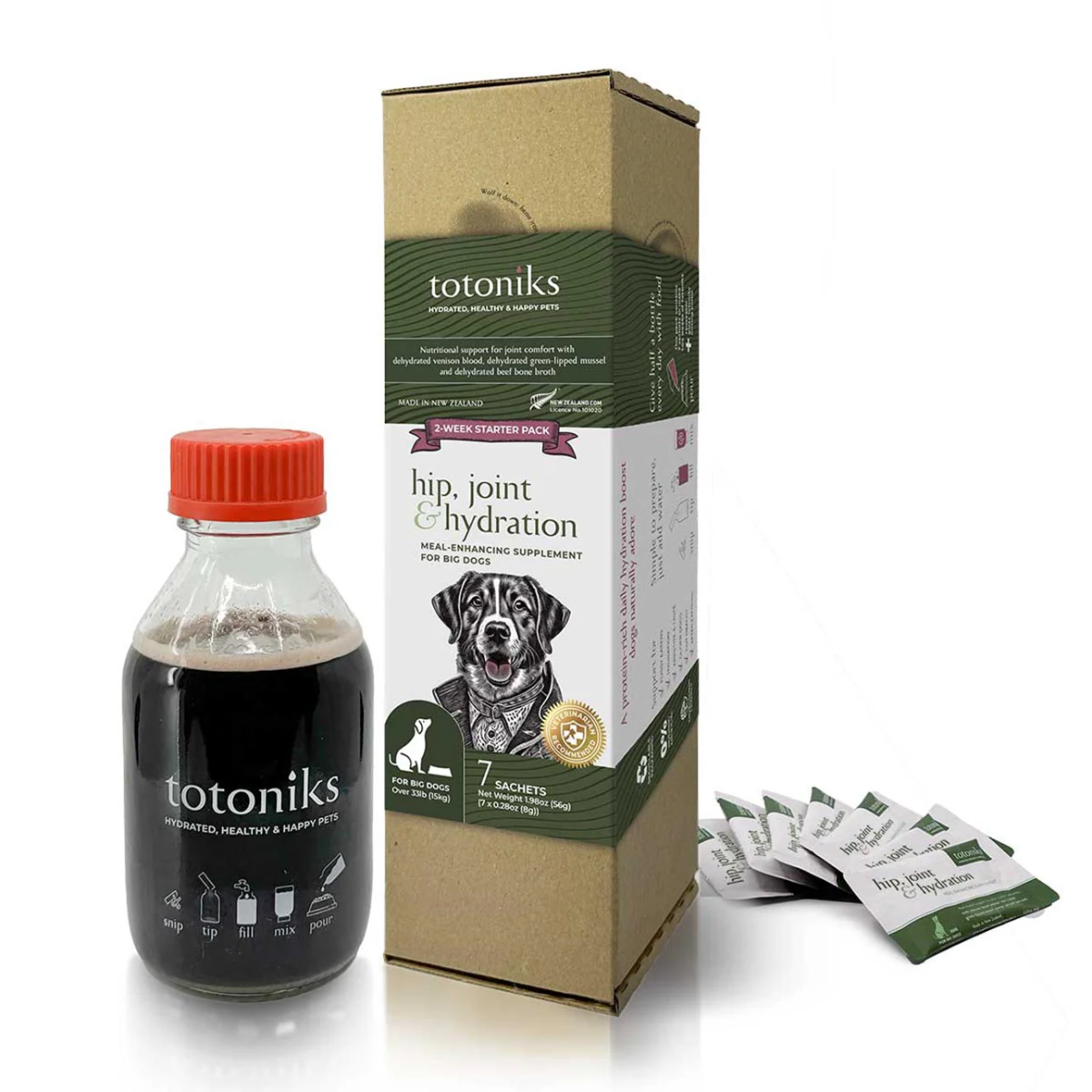 Totoniks - Hip, Joint & Hydration - Large Dog 15kgs