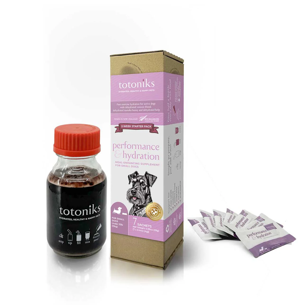 Totoniks - Performance & Hydration - Small Dog upto 15kgs