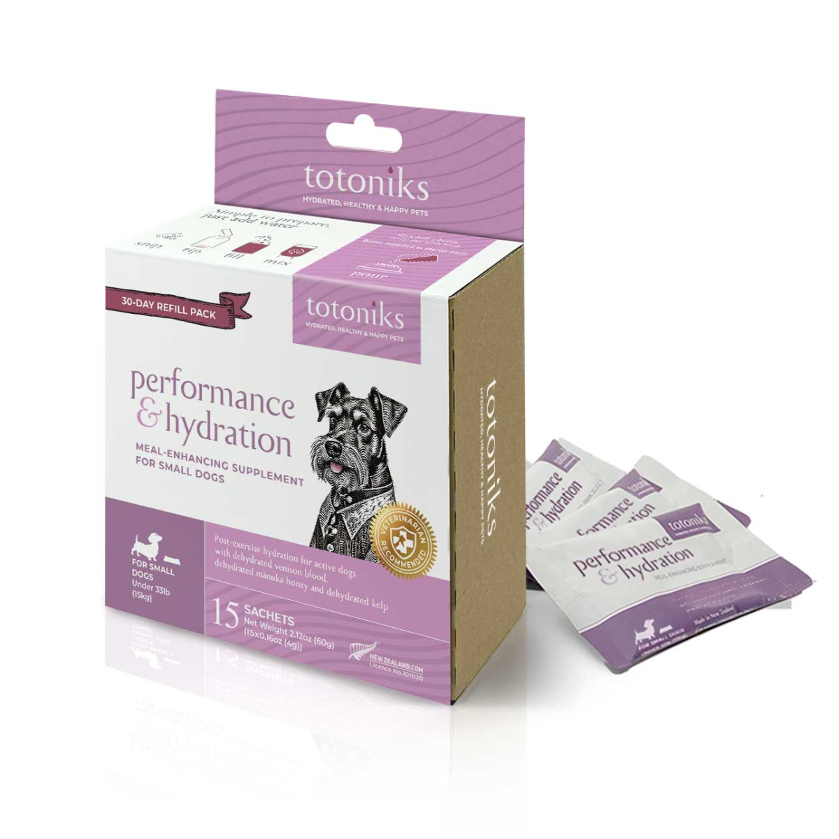 Totoniks - Performance & Hydration - Small Dog upto 15kgs