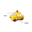 P.L.A.Y Canine Commute Collection - New Yap City Taxi