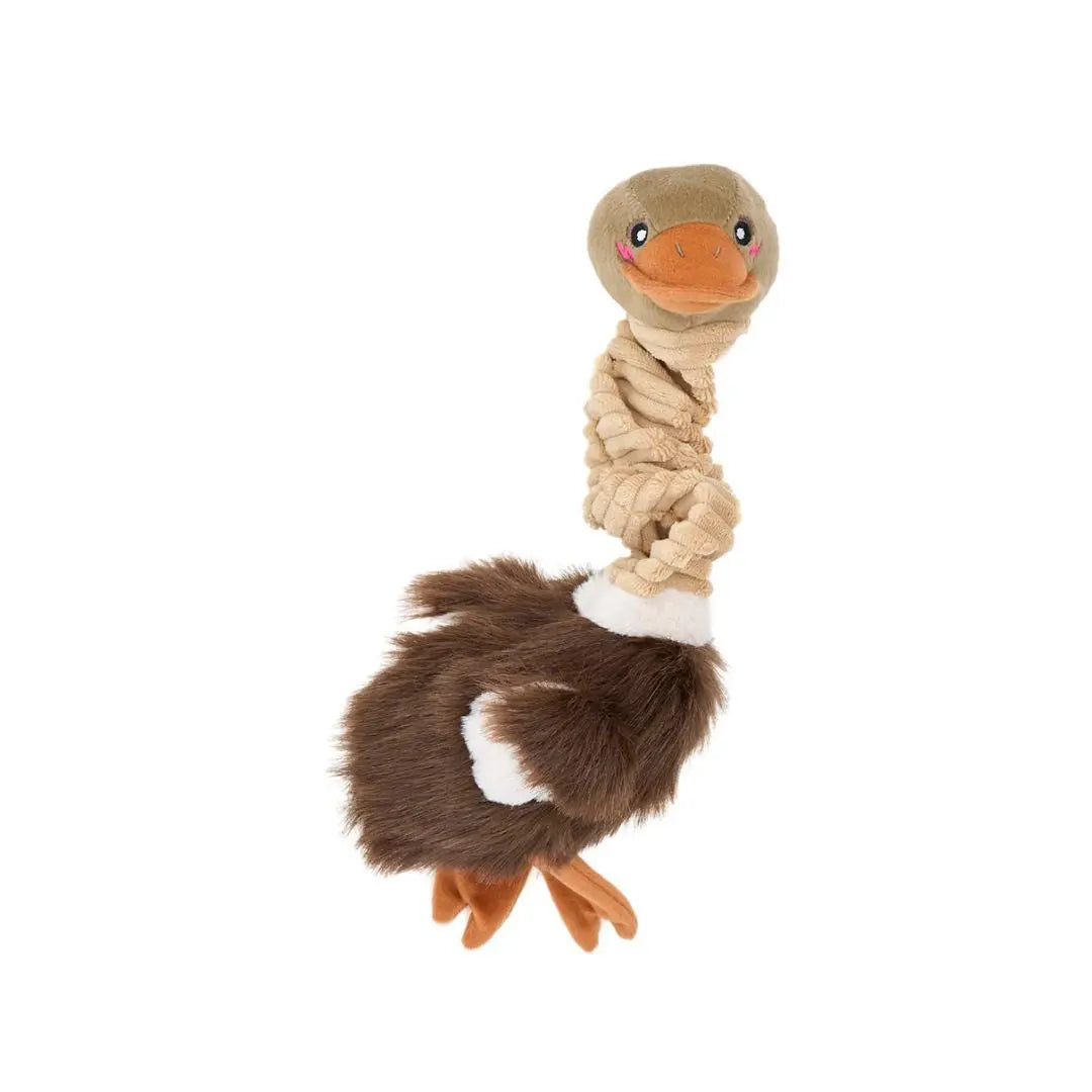 ZippyPaws Bungee Buddiez – Ostrich Plush Dog Toy ZippyPaws