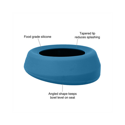 Kurgo Splash Free Bowl - Blue