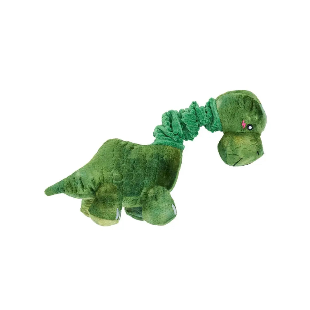 ZippyPaws Bungee Buddiez – Dinosaur Plush Dog Toy ZippyPaws
