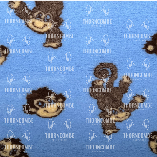 Dry Bed (Vet Bed) - Non Slip Blue Monkey - COMING SOON