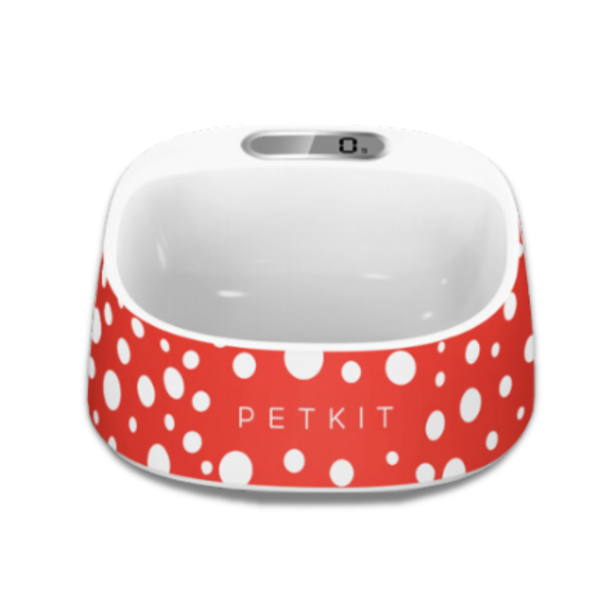 PetKit Smart Bowl White with Polka Dot Pattern for small dog / cat