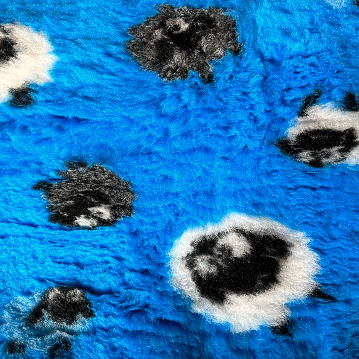 Dry Bed (Vet Bed) - Non Slip Blue with Sheep