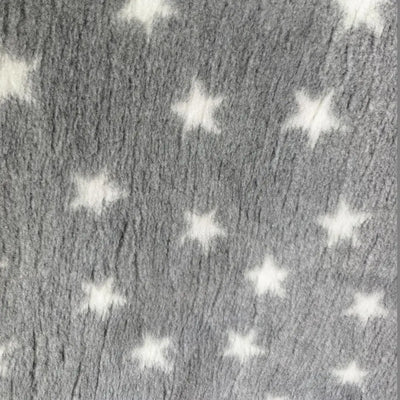 Vet Bed / Dry Bed – Greenback – Grey with White Stars | Washable Moisture-Wicking Dog Bedding NZ