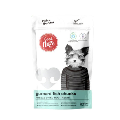 Good Noze Gurnard Chunks Dog Treats 60g