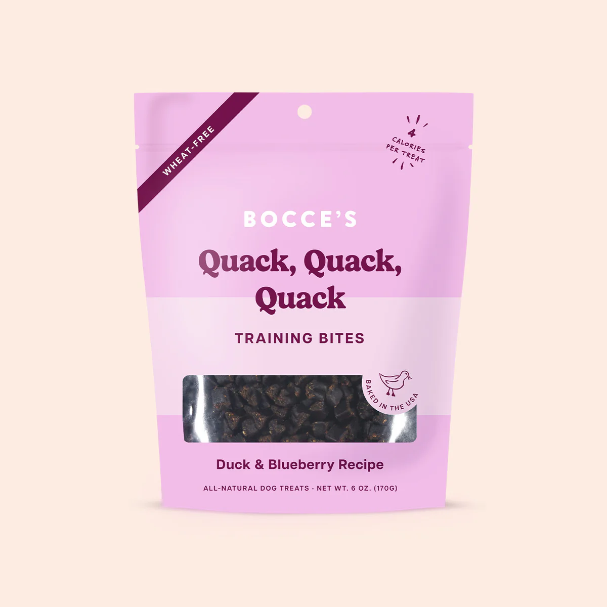 Bocce's Quack, Quack, Quack Training Treats 170g