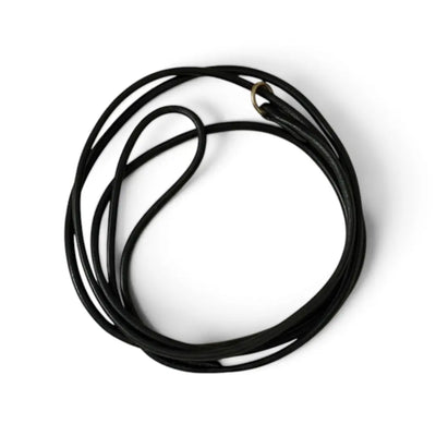 Rolled Leather Slip Show Lead — 5mm