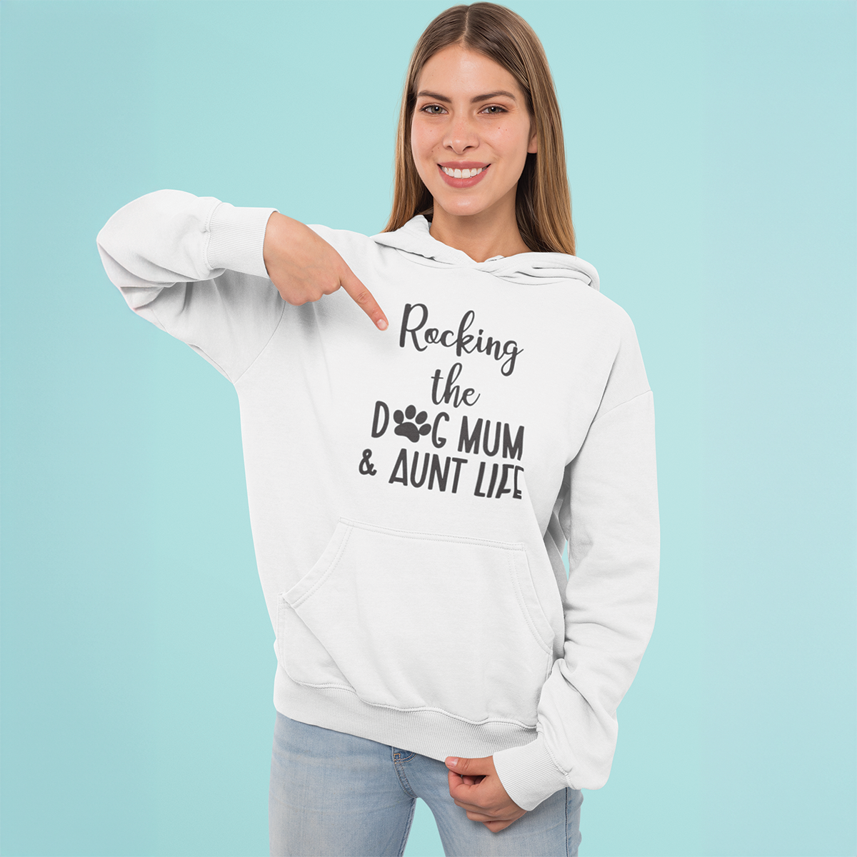 Dog Mum Aunt Life Hoodie