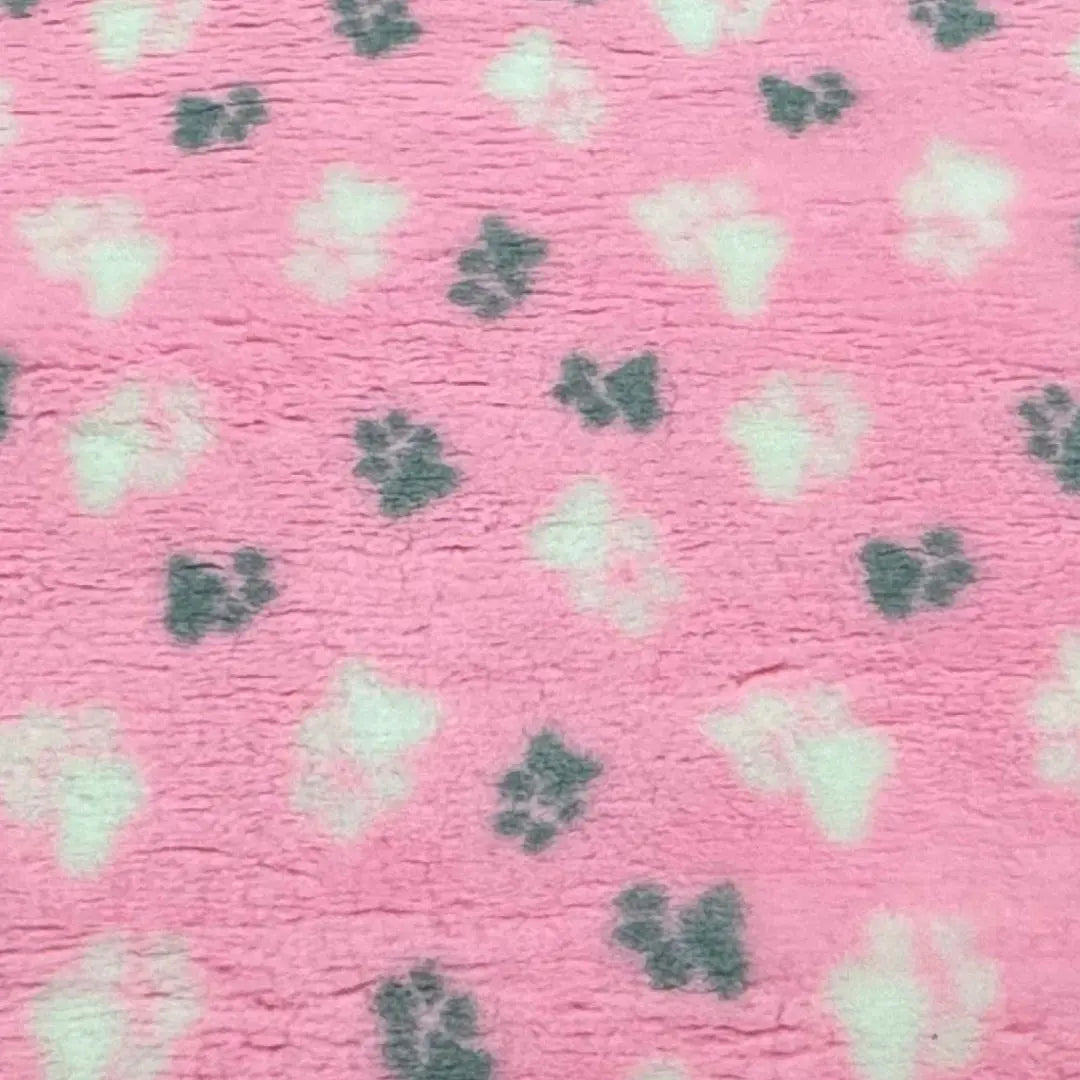 Pink Dry Bed with Paws