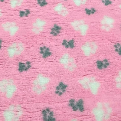 Pink Dry Bed with Paws