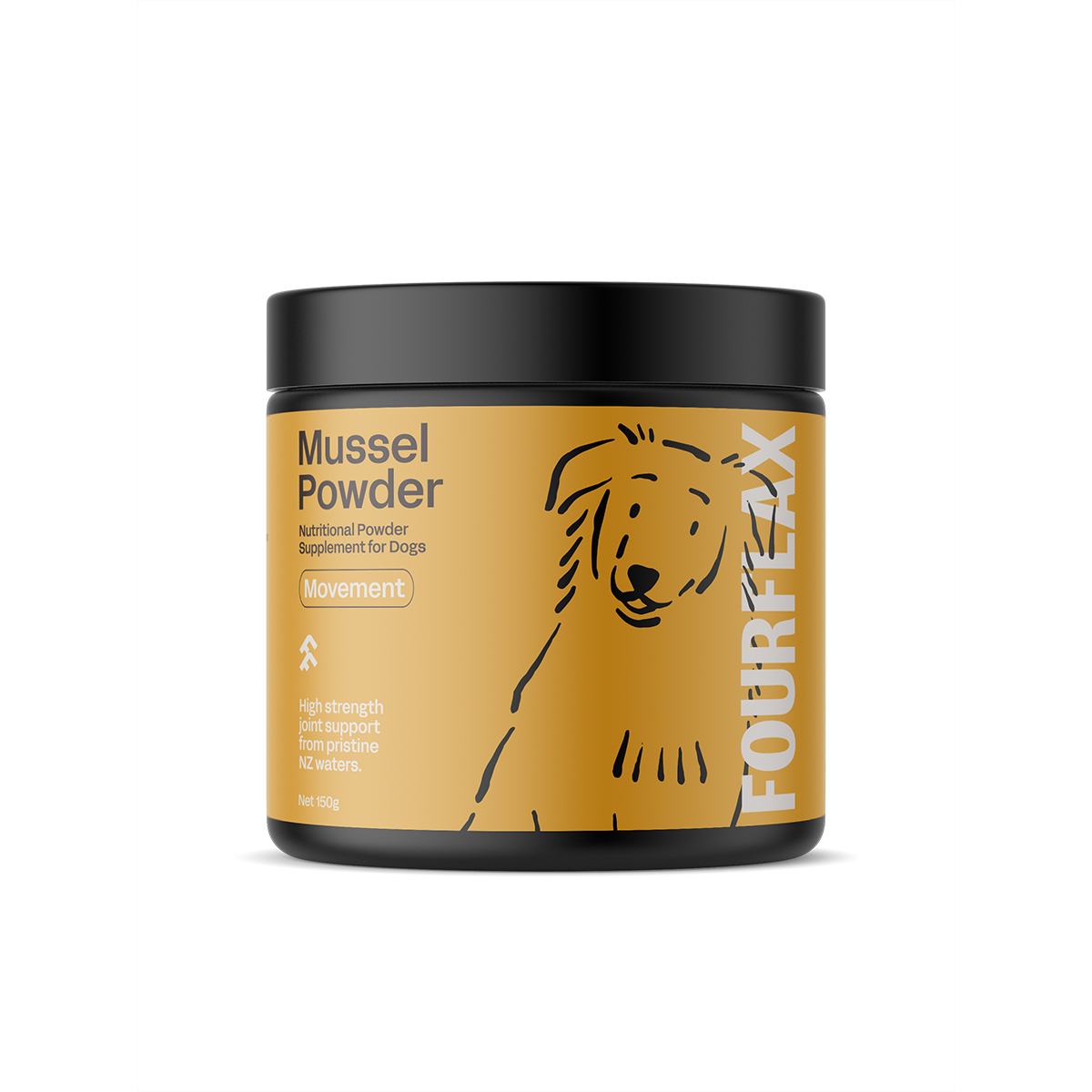 FourFlax Canine Mussel Powder 150g