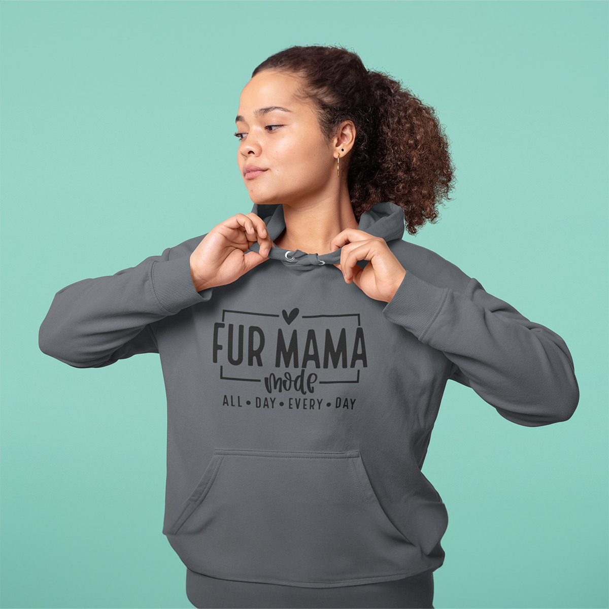 Fur Mama Mode Hoodie
