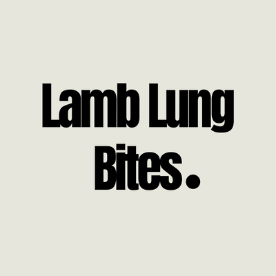 Bulk Premium Air-Dried Lamb Lung Bites for Dogs - Natural, Healthy Dog Treats 1kg