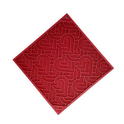 Sodapup Love Design Enrichment (EMat) Lick Mat