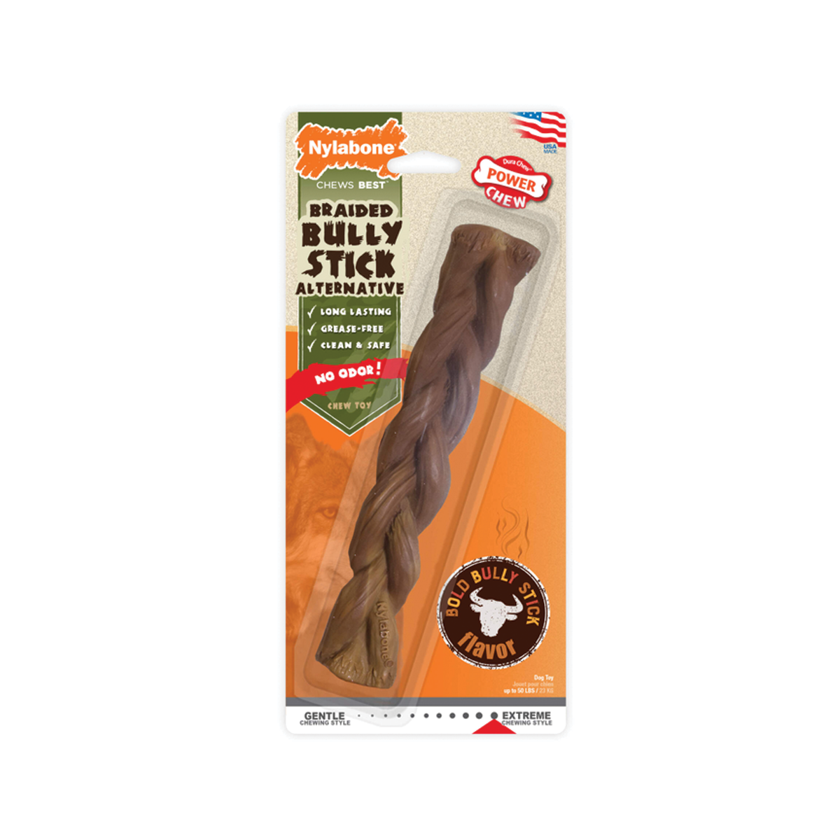 Nylabone Dura Chew Braided Bully Stick