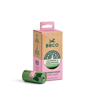 Beco Poop Bags – Lavender & Cedarwood Scented (120 Pack)