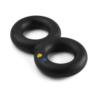 Goughnuts Tug MaXX Heavy Duty Black Large – Tough Rubber Tug Toy for Big Dogs
