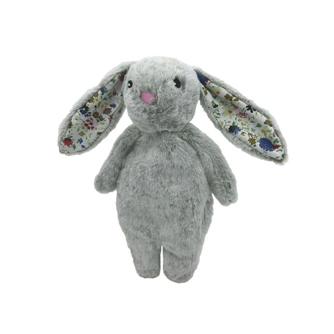Smooshables Floppy Rabbit Grey Plush Dog Toy - 32cm