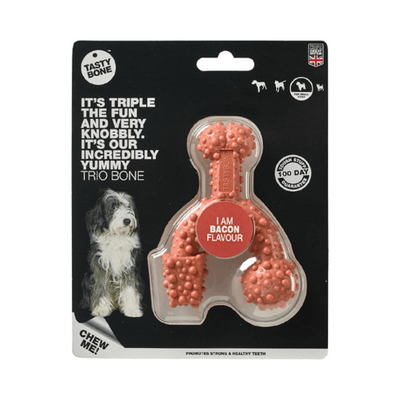 Tasty Bone Nylon Trio Bacon