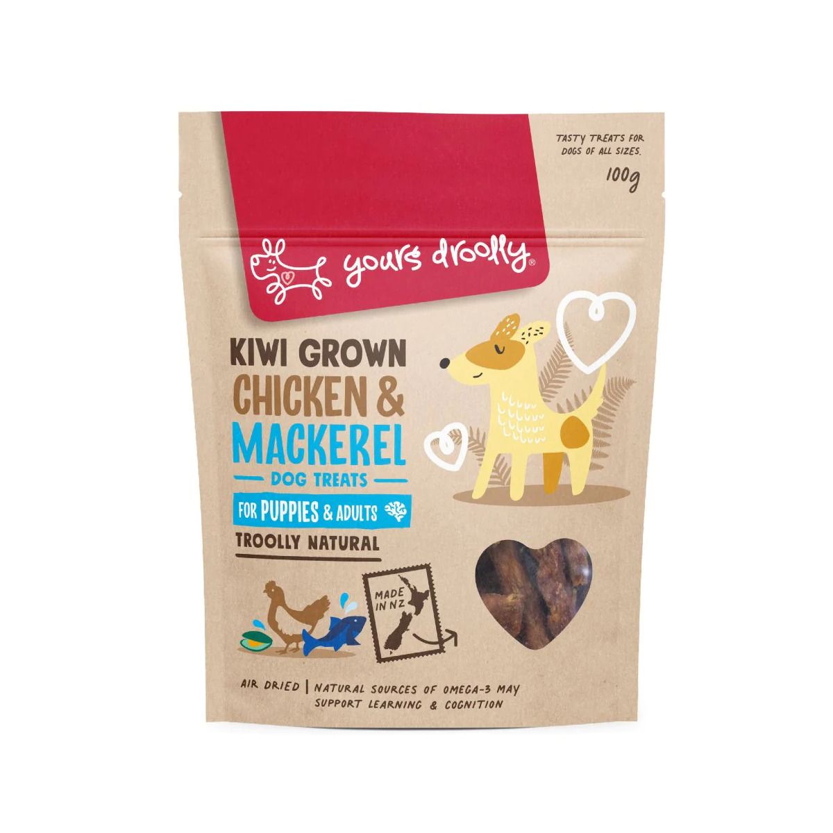 Yours Droolly Puppy Chicken & Mackerel 100g