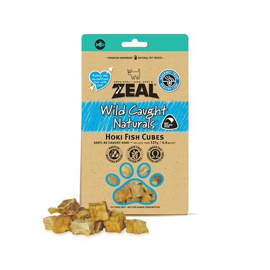 Zeal Hoki Fish Cubes 125g