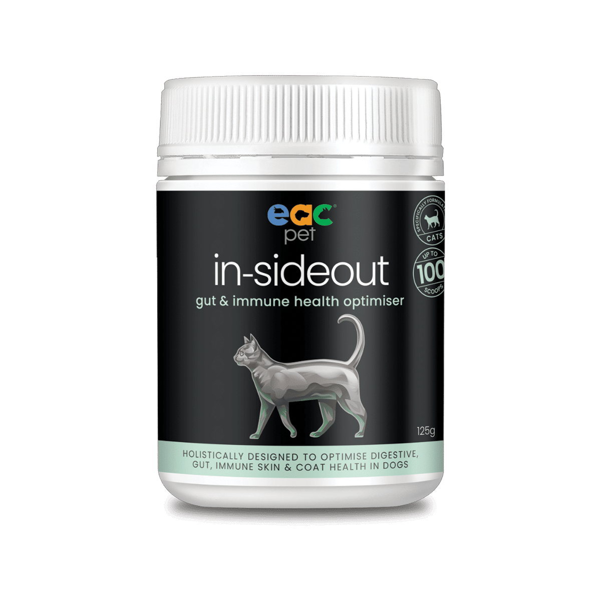 EAC - in-sideout Pre & Probiotic Natural Supplement for Cats