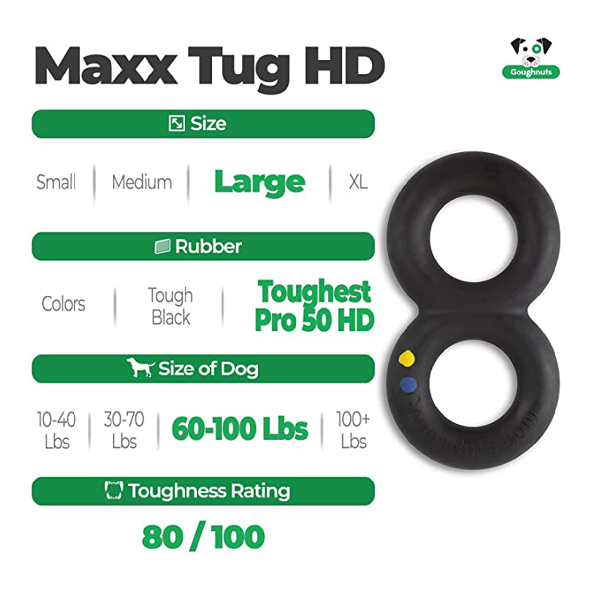 Goughnuts Tug MaXX Heavy Duty