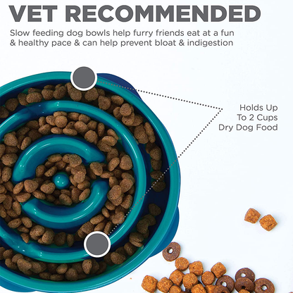 Outward Hound Fun Feeder Dog Bowl Medium  (Mini)