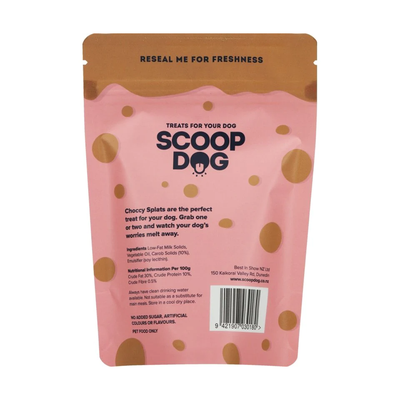Scoop Dog Choccy Splats 100g