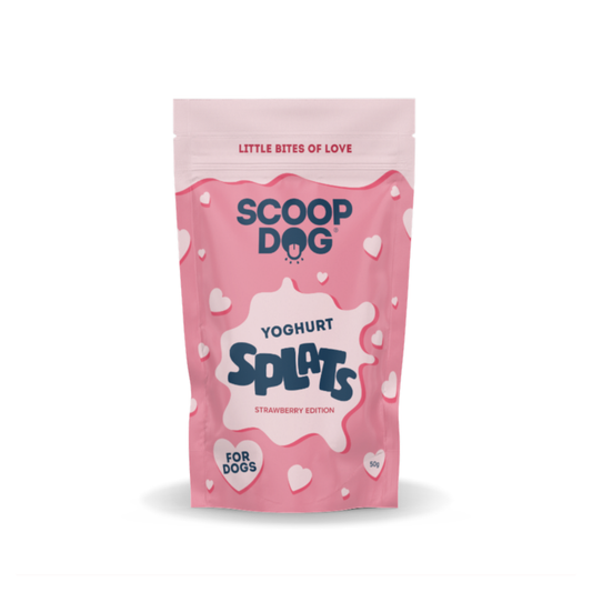 Scoop Dog Strawberry Yoghurt Splats - Limited