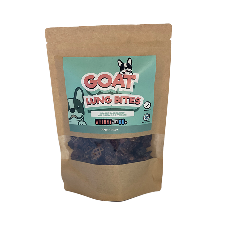 Whinny and Co Goat Lung Bites 70g