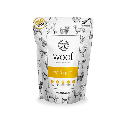 Woof Wild Goat Dog Treats 50g