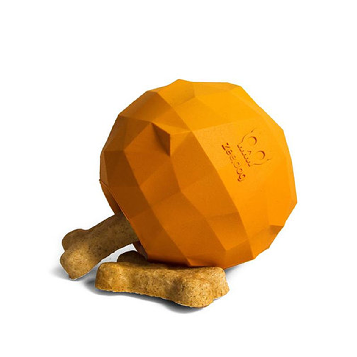 Zee.Dog Super Orange - Treat Dispensing Toy