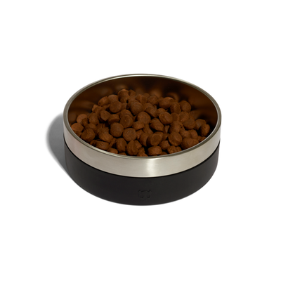 Zee.Bowl Tuff Bowl (Black & Stainless Steel)